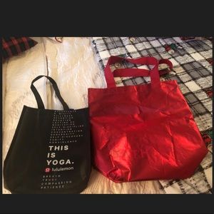 Lululemon and Athleta Reuseable Bags